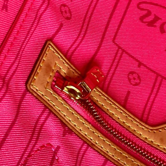 LOUIS VUITTON M48613 Monogram Rose Neverfull MM Shoulder Bag Tote Bag - Picture 13 of 15
